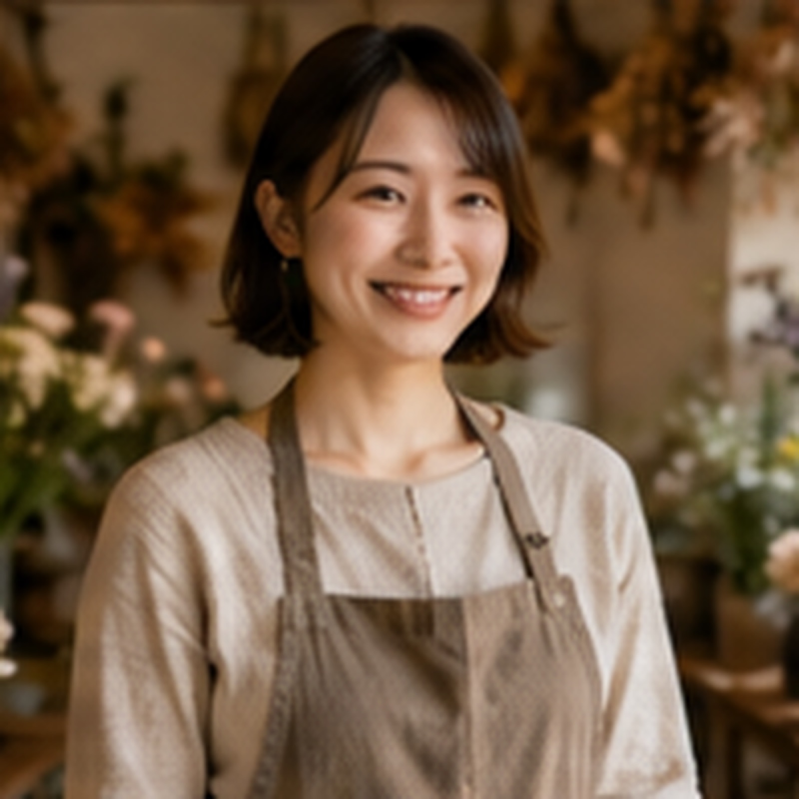 花結びの店主（イメージ）